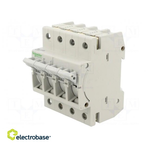 Fuse disconnector | D01 | for DIN rail mounting | 10A | Poles: 3+N image 1