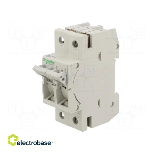 Fuse disconnector | D01 | for DIN rail mounting | 13A | Poles: 1+N image 1