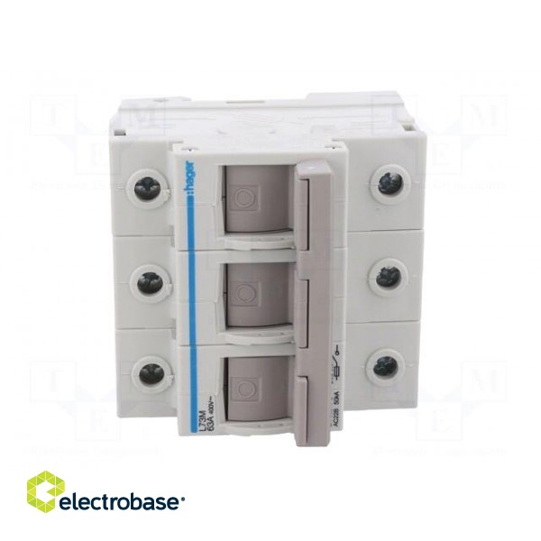 Fuse disconnector | D02 | for DIN rail mounting | 63A | 400V | Poles: 3 image 9