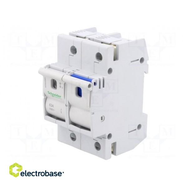 Fuse disconnector | D02 | for DIN rail mounting | 63A | Poles: 1+N image 1
