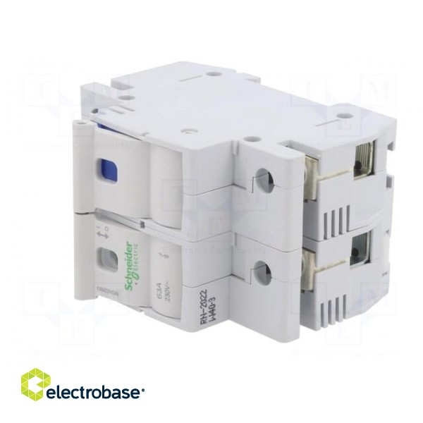 Fuse disconnector | D02 | for DIN rail mounting | 63A | Poles: 1+N image 2