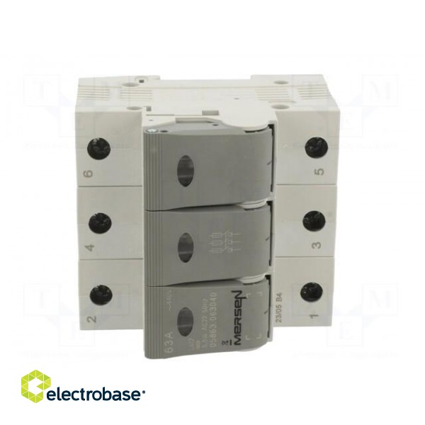 Fuse disconnector | protection switchgear | D02 | 63A | 440V | Poles: 3 paveikslėlis 9