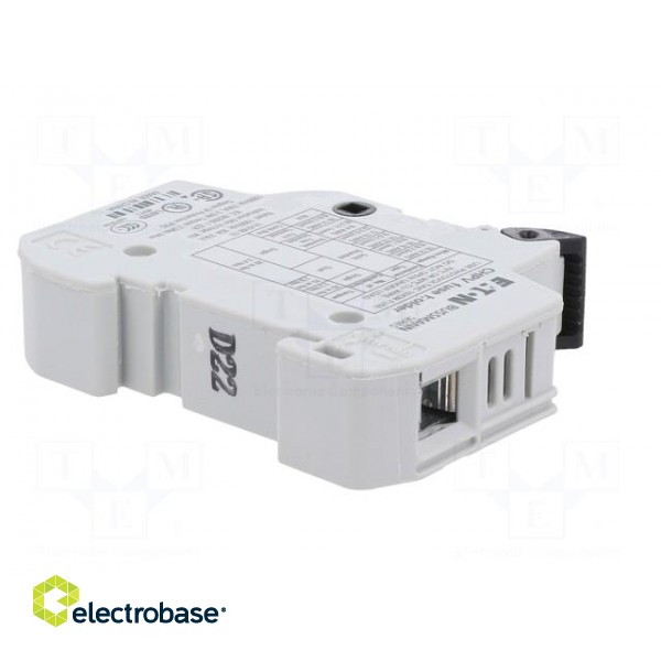Fuse holder | 10.3x38mm | for DIN rail mounting | 30A | Poles: 1 | IP20 фото 6