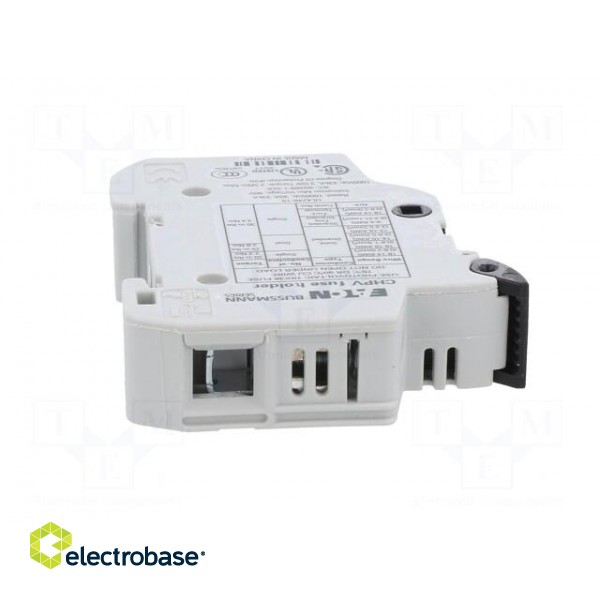 Fuse holder | 10.3x38mm | for DIN rail mounting | 30A | Poles: 1 | IP20 image 7