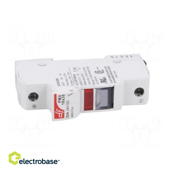 Fuse holder | cylindrical fuses | 10,3x38mm | Mounting: DIN | 32A image 10