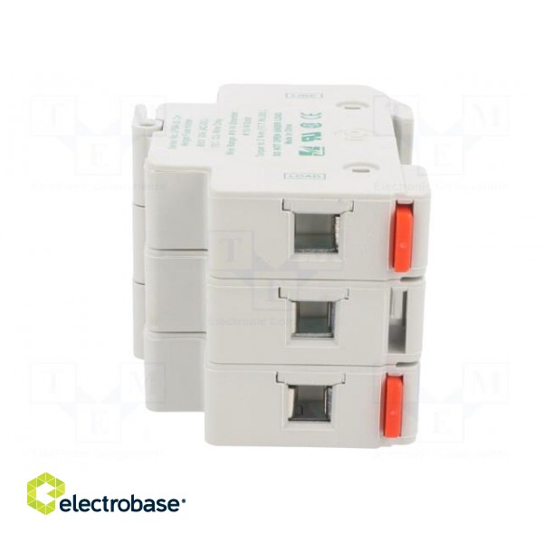 Fuse holder | cylindrical fuses | 10x38mm | for DIN rail mounting фото 3