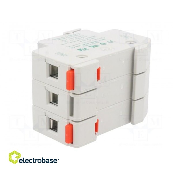 Fuse holder | cylindrical fuses | 10x38mm | for DIN rail mounting image 4