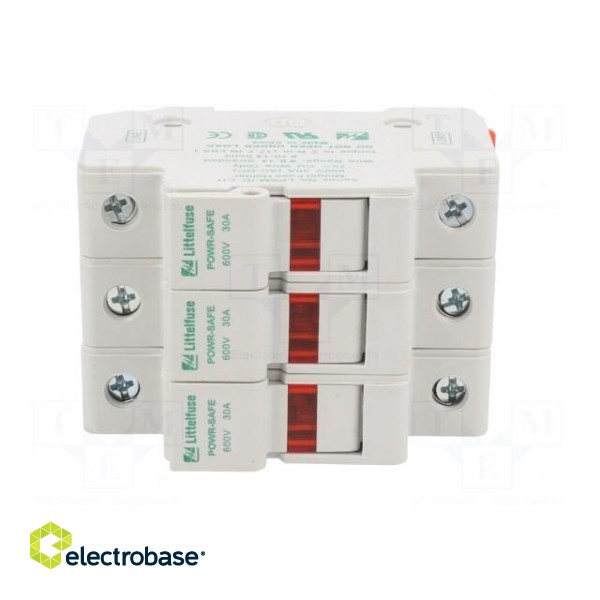 Fuse holder | cylindrical fuses | 10x38mm | for DIN rail mounting image 9