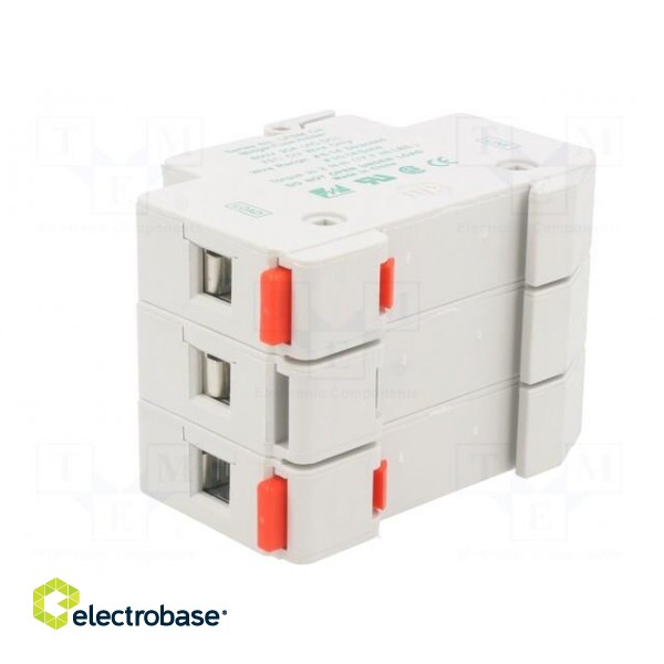 Fuse holder | cylindrical fuses | 10x38mm | for DIN rail mounting paveikslėlis 4