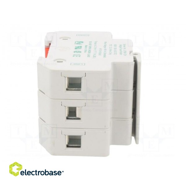 Fuse holder | cylindrical fuses | 10x38mm | for DIN rail mounting фото 7