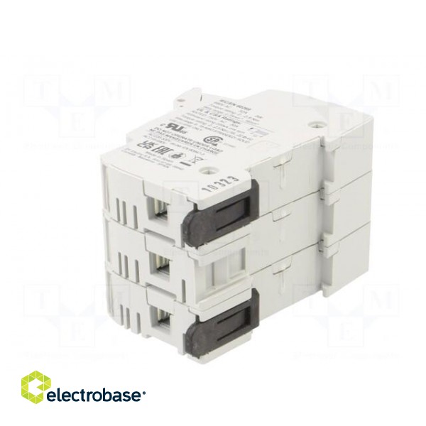 Fuse holder | cylindrical fuses | 10x38mm | for DIN rail mounting фото 4