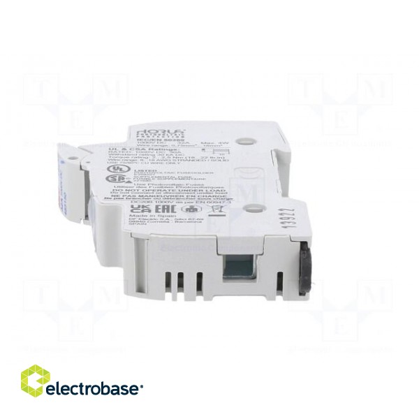 Fuse holder | cylindrical fuses | 10x38mm | for DIN rail mounting paveikslėlis 3