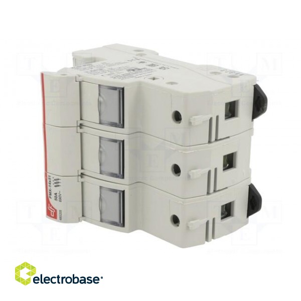 Fuse holder | cylindrical fuses | 14x51mm | for DIN rail mounting paveikslėlis 2