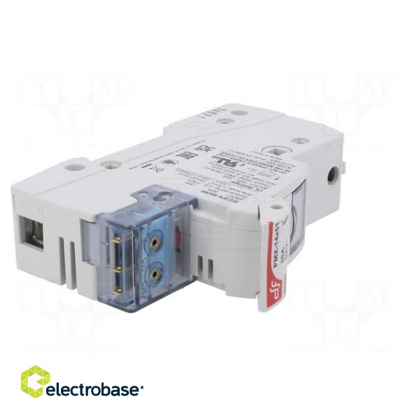 Fuse holder | cylindrical fuses | 14x51mm | for DIN rail mounting paveikslėlis 8