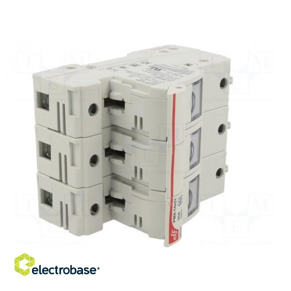 Fuse holder | cylindrical fuses | 14x51mm | for DIN rail mounting фото 8