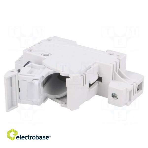 Fuse holder | cylindrical fuses | 22x58mm | Mounting: DIN | 100A | IP20 image 2