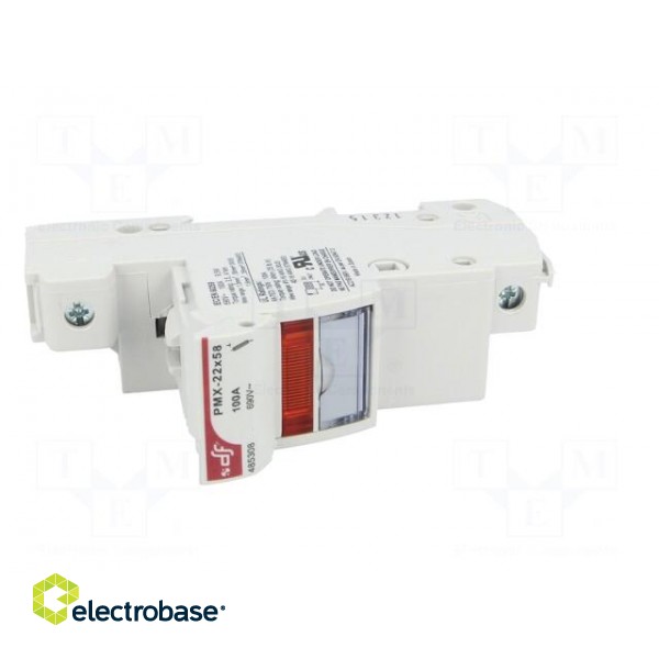 Fuse holder | cylindrical fuses | 22x58mm | for DIN rail mounting image 9