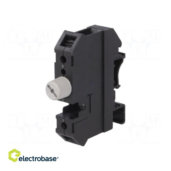 Fuse holder | cylindrical fuses | 5x20mm | Mounting: DIN | 10A | 800VAC image 1