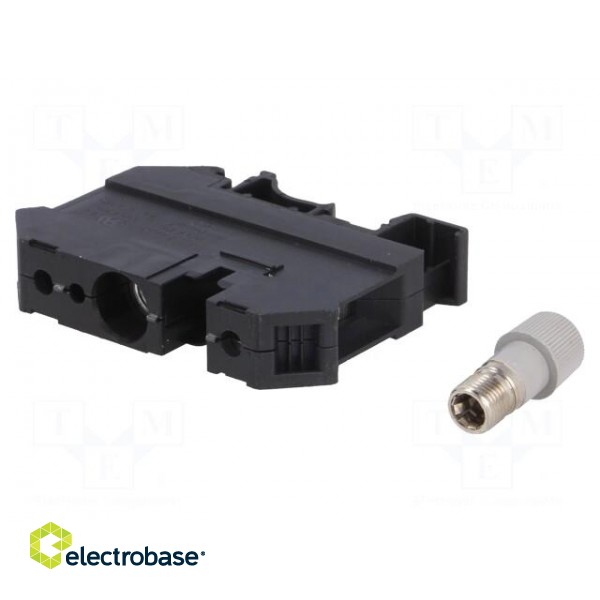 Fuse holder | cylindrical fuses | 5x20mm | Mounting: DIN | 10A | 800VAC image 2