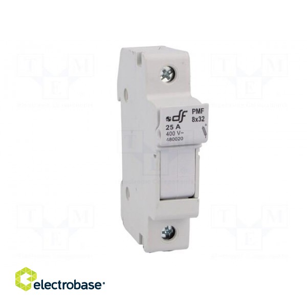 Fuse holder | cylindrical fuses | 8x31mm | Mounting: DIN | 25A | 400VAC image 9