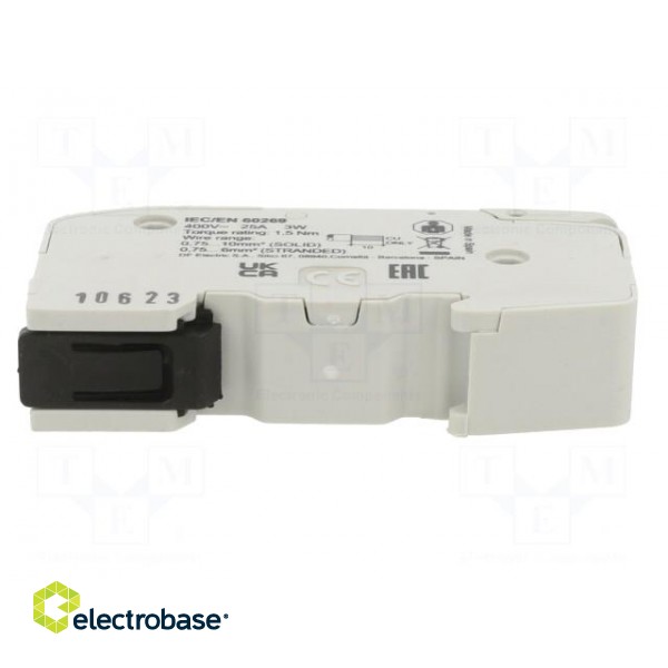 Fuse holder | cylindrical fuses | 8x32mm | for DIN rail mounting фото 5