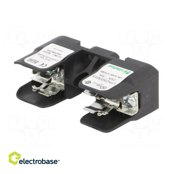 Fuse holder | cylindrical fuses | for DIN rail mounting | 30A | 250V image 2