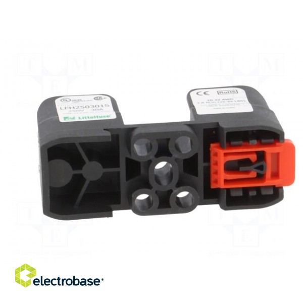 Fuse holder | cylindrical fuses | for DIN rail mounting | 30A | 250V image 5