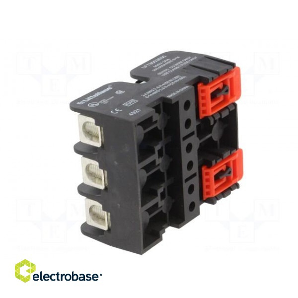 Fuse holder | cylindrical fuses | for DIN rail mounting | 30A | 300V фото 4