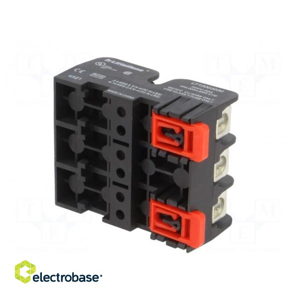 Fuse holder | cylindrical fuses | for DIN rail mounting | 30A | 300V фото 6