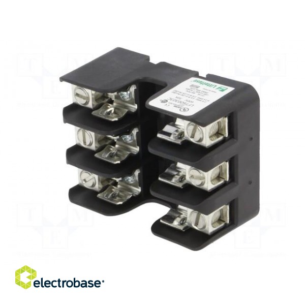 Fuse holder | cylindrical fuses | for DIN rail mounting | 30A | 600V paveikslėlis 2
