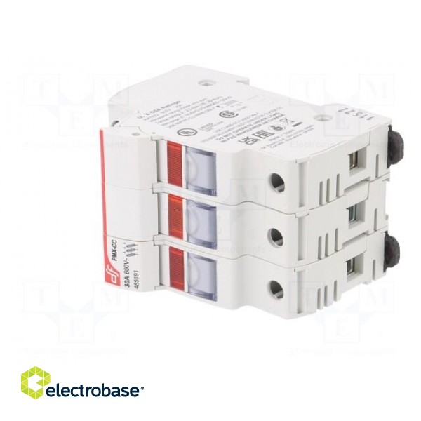 Fuse holder | cylindrical fuses | for DIN rail mounting | 30A | IP20 фото 2