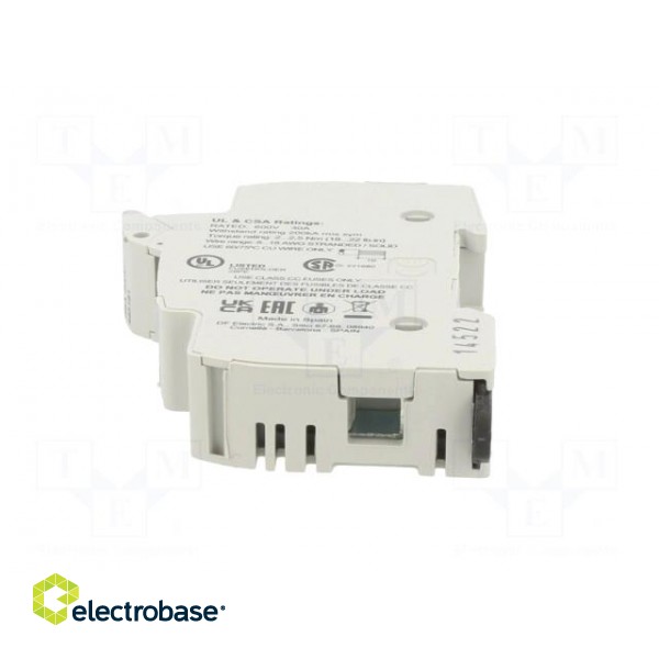 Fuse holder | cylindrical fuses | for DIN rail mounting | 30A | IP20 paveikslėlis 3