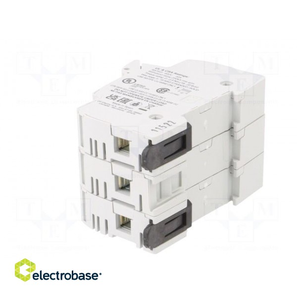 Fuse holder | cylindrical fuses | for DIN rail mounting | 30A | IP20 paveikslėlis 4