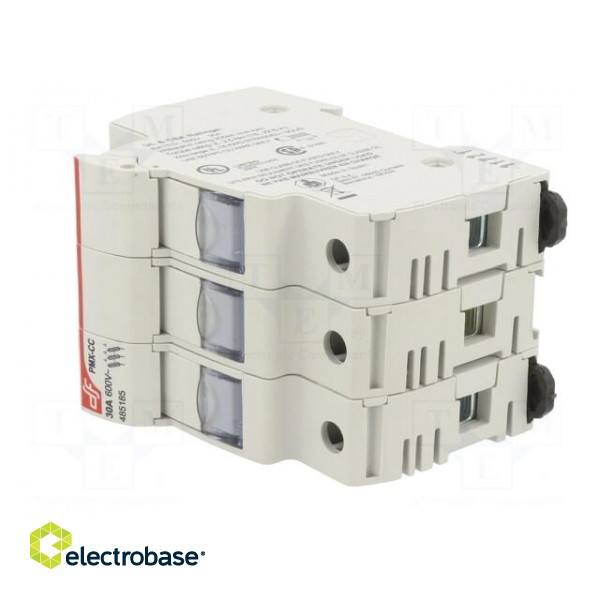 Fuse holder | cylindrical fuses | for DIN rail mounting | 30A | IP20 image 2