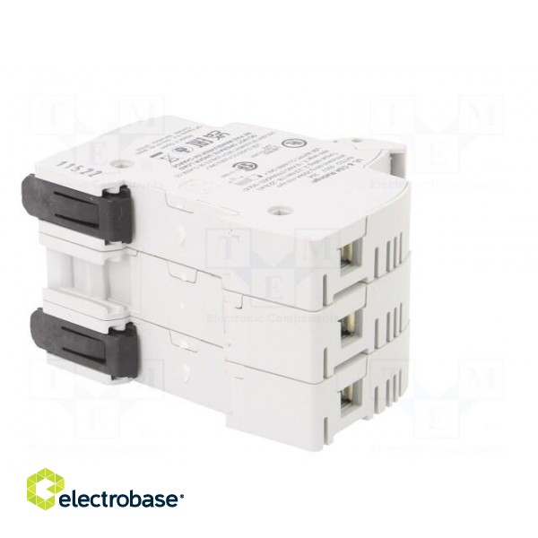 Fuse holder | cylindrical fuses | for DIN rail mounting | 30A | IP20 paveikslėlis 6