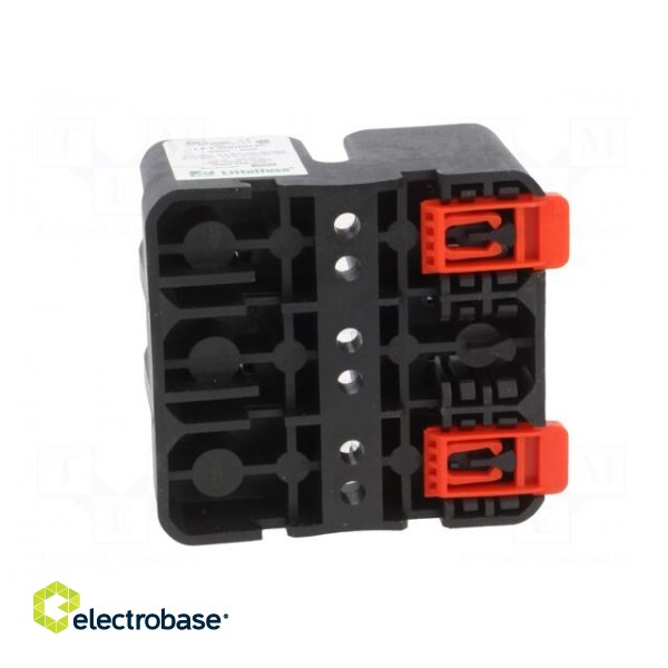 Fuse holder | cylindrical fuses | for DIN rail mounting | 60A | 300V paveikslėlis 5
