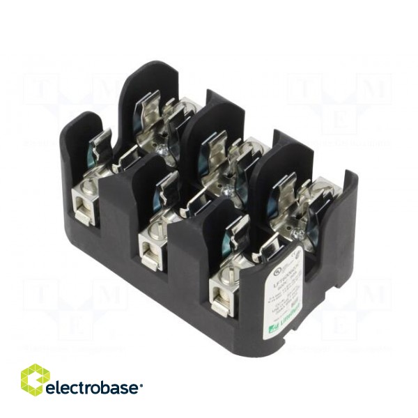 Fuse holder | cylindrical fuses | for DIN rail mounting | 60A | 600V image 1