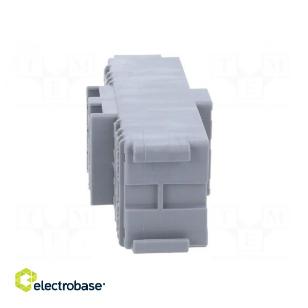 Case | snap-fastener | ways: 12 | Mat: polyamide 66 | grey фото 3
