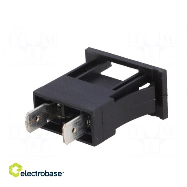 Fuse acces: fuse holder | fuse: 19mm | 20A | push-in | Body: black | 32V image 6