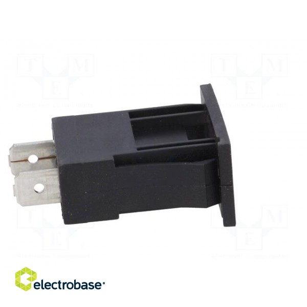 Fuse acces: fuse holder | fuse: 19mm | 20A | push-in | Body: black | 32V image 7