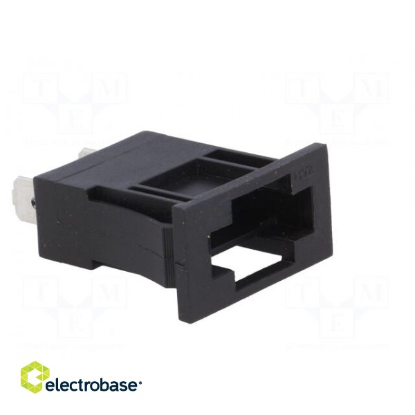 Fuse acces: fuse holder | fuse: 19mm | 20A | push-in | Body: black | 32V image 8