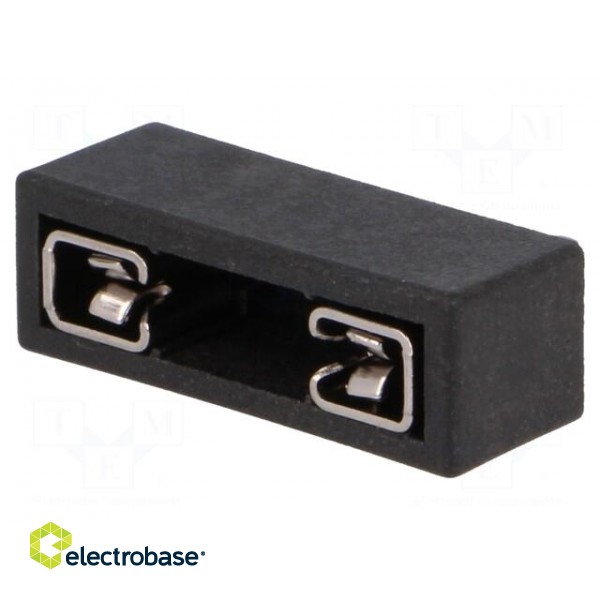 Fuse acces: fuse holder | 20A | PCB,THT,vertical | Contacts: brass paveikslėlis 1