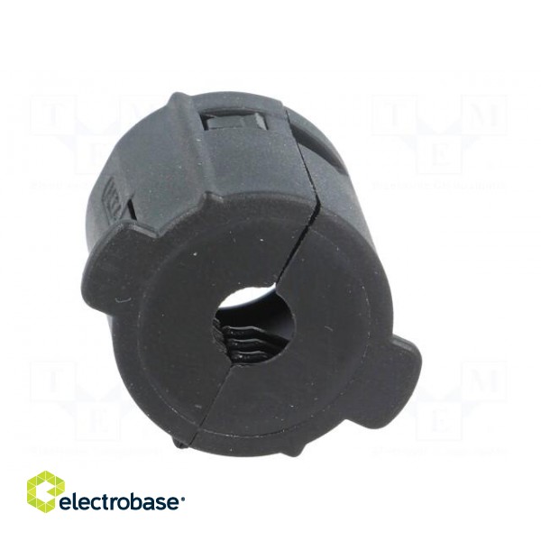 Fuse acces: tube retainer | Colour: black | Mat: PBT image 5