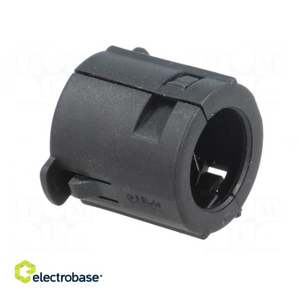 Fuse acces: tube retainer | Colour: black | Mat: PBT image 8