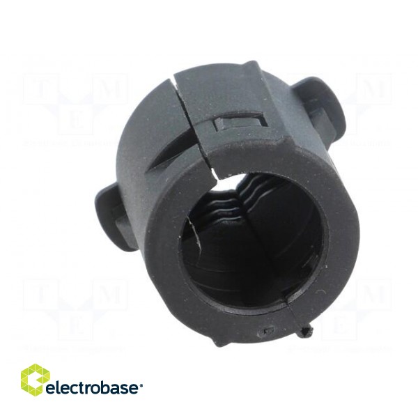 Fuse acces: tube retainer | Colour: black | Mat: PBT image 9