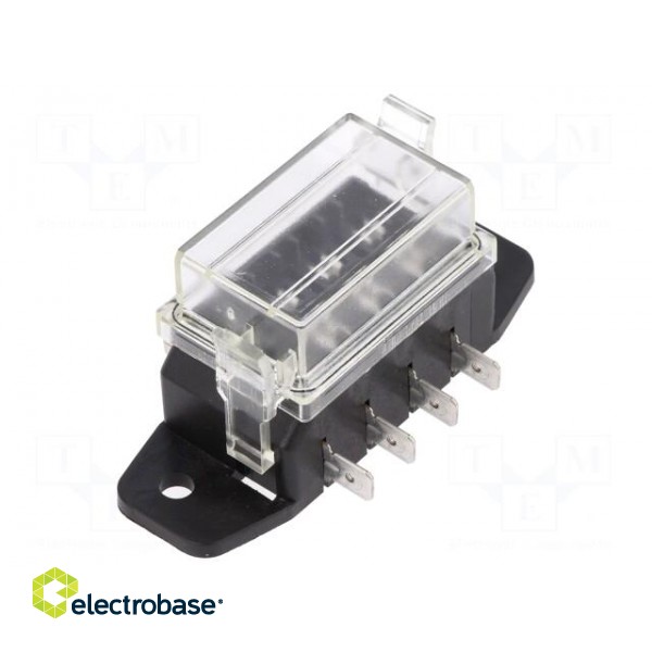 Fuse acces: fuse boxes | fuse: 19mm | 80A | screw,push-in | Body: black image 1