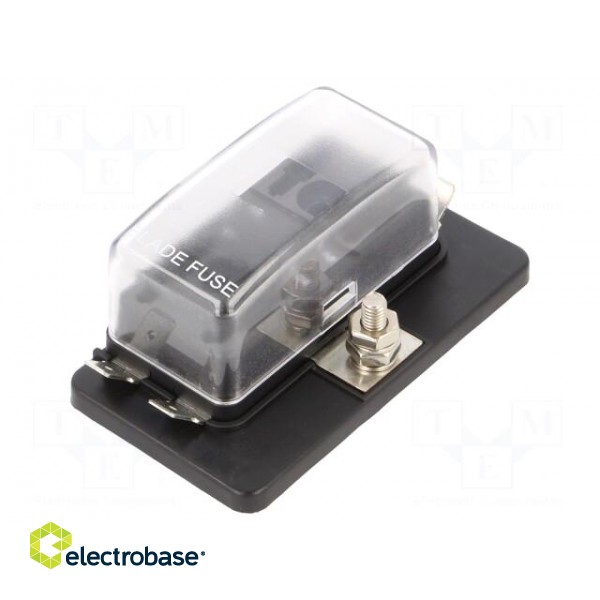Fuse boxes | 11mm | 30A | screw | Leads: connectors | -20÷85°C image 1