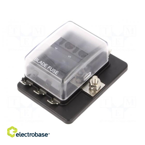 Fuse boxes | 11mm | 30A | screw | Leads: connectors | -20÷85°C paveikslėlis 1