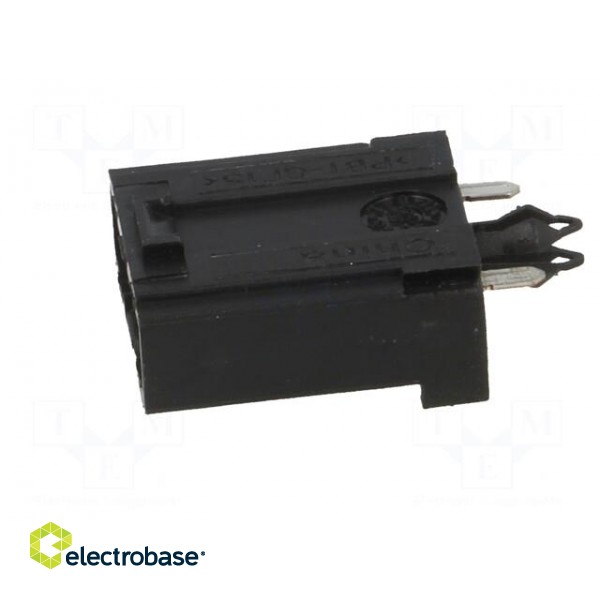 Fuse acces: fuse holder | fuse: 10,9mm | THT | max.130°C | 125V фото 4