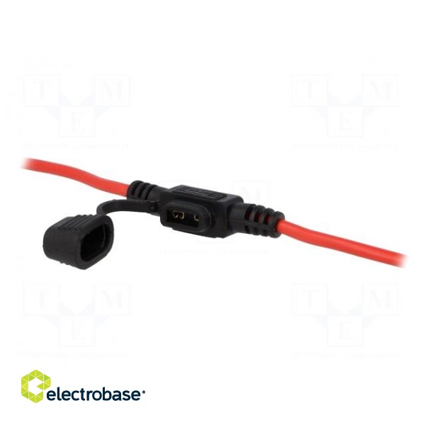 Fuse acces: fuse holder | fuse: 11,9mm | 30A | on cable | Leads: cables paveikslėlis 1